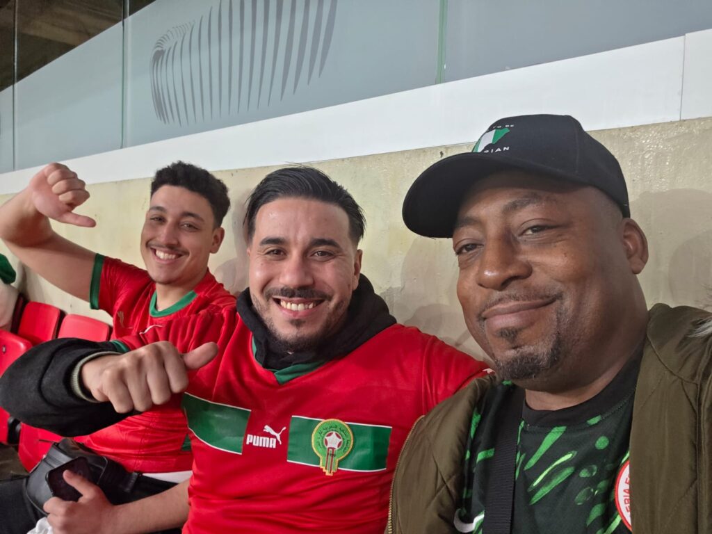 AFCON 2026 Nigeria vs Morocco match atmosphere in Rabat
